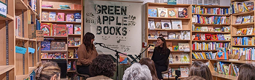 Inci Atrek at a bookstore event